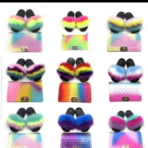 Purse and Slip On Matching Set